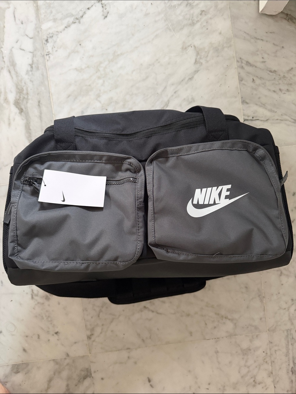Nike Grey Kid Sport Duffel